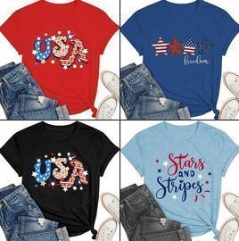 Patriotic Print T-Shirts (Many Colors & Styles)