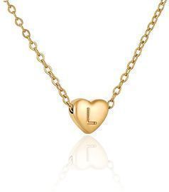 18k Gold Plated Initial Necklace