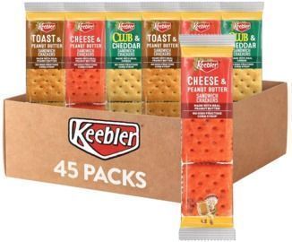 Keebler Sandwich Crackers Variety Pack, 45ct