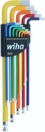 Wiha 13pc Ball End Color Coded Hex L-Key Set