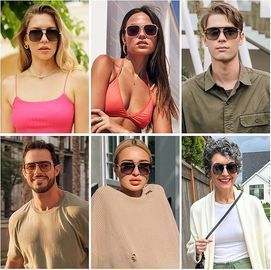 Sojos Retro Square Polarized Sunglasses