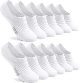 6 Pairs of Toes Home No Show Cushioned Socks