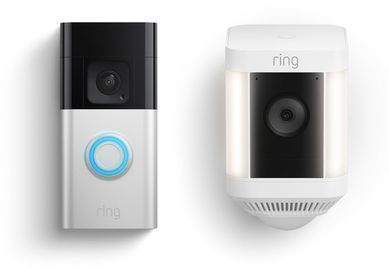Ring Battery Doorbell Plus with Ring Spotlight Cam Plus