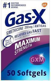 Gas-X Maximum Strength Gas Relief Softgel, 50ct