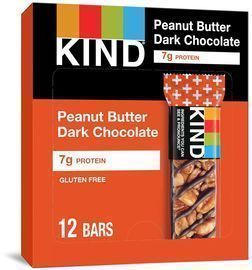 Kind Plus Bar, Peanut Butter Dark Chocolate, 12ct