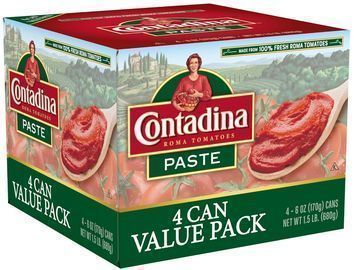 Contadina 6oz Tomato Paste Cans, 4pk