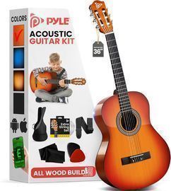 Pyle Beginner Acoustic Guitar Kit