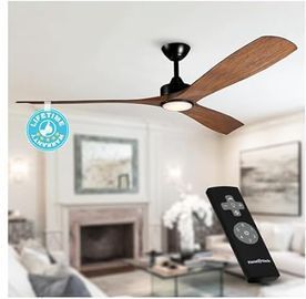 Parrot Uncle 60" Ceiling Fan with Light