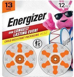 Energizer Hearing Aid Batteries, Size 13, 12pk