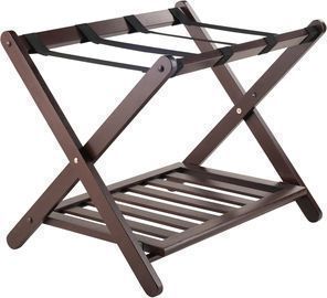 Winsome Remy Luggage Rack with Storage Shelf