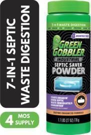 Green Gobbler Industrial Septic Saver Tank Treatment Powder, 1.7lb