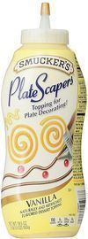 Smucker's PlateScrapers Plate Decorating Dessert Topping, Vanilla, 19.5oz