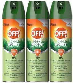  OFF! Deep Woods Insect Repellent, 3pk