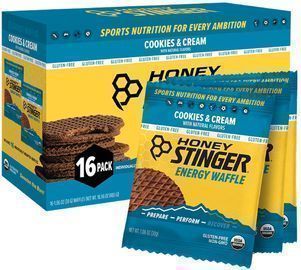 Honey Stinger Organic Gluten Free Cookies & Cream Energy Waffle, 16ct