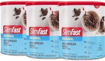 SlimFast Meal Replacement Powder, Original Rich Chocolate Royale, 3pk