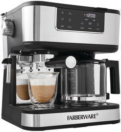 Farberware Dual Brew, 10 Cup Coffee + Espresso Maker