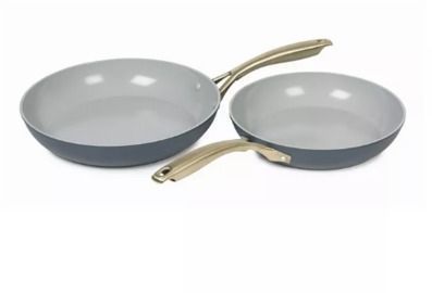 Sedona Kitchen Forged Aluminum 10" and 12" 2pc Saute Pan Set