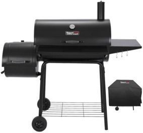 Royal Gourmet 30" Barrel Charcoal Grill with Smoker