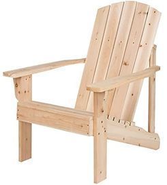 Shine Company Mid-Century Modern Wooden Adirondack Chair
