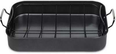 Sedona Kitchen Carbon Steel Nonstick 17" Roaster with Rack
