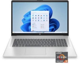 HP 17.3" Full HD Laptop, AMD Ryzen 5, 8GB Memory, 512GB SSD