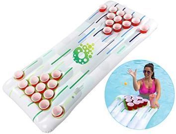 Inflatable Floating Beer Pong Table