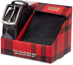 Levi's Adjustable Belt & Bifold Wallet Gift Set