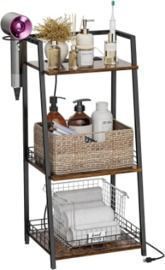 3-Tier Bathroom Shelves with Charging Station & USB Outlets