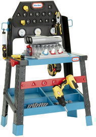 Little Tikes 2-in-1 Buildin' to Learn Motor Wood Shop Playset