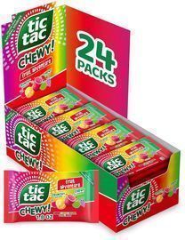 TIC TAC CHEWY! Fruit Adventure Candy, Sour Adventure, 24pk