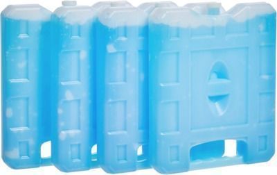 Reusable Hard Sided Rectangular Ice Pack, 4ct