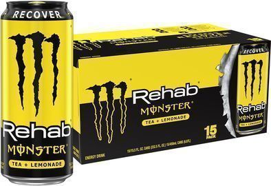 Monster Energy Rehab, Tea + Lemonade, 15pk