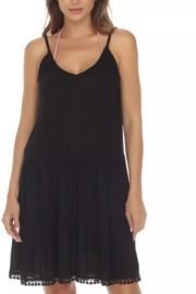 Women's Tiered Sleeveless Cover-Up Dress