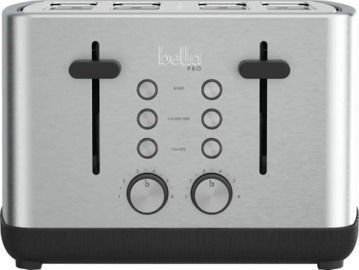 Bella PRO 4-Slice Toaster with Extra Wide Slots