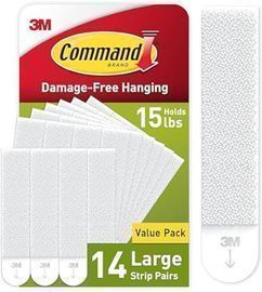 Command Large Picture Hanging Strips, 14pr