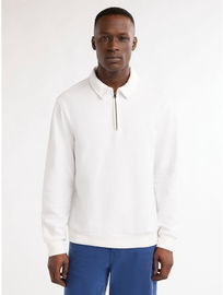 Free Assembly Men's Quarter Zip Fleece Pullover