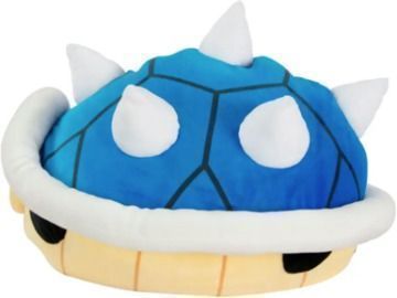 TOMY Club Mocchi Mocchi Mario Kart Blue Spiny Shell 15" Mega Plush