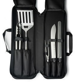 Schmidt Brothers 6pc BBQ Grilling Tool and Knife Set