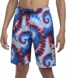 Hurley Boys' Americana Spiral Swim Trunks