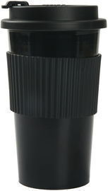 Mainstays 18oz Rich Black Plastic Travel Coffee Cup with Lid