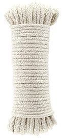 Natural Cotton Braided Rope, 3/16" x 50'