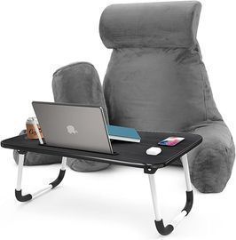 Nestl Reading Pillow with Portable Laptop Lap Desk