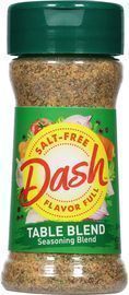 Dash Salt-Free Seasoning Blend, Table Blend, 2.5oz, 8pk