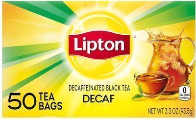 Lipton Decaf Black Tea Bags, 50ct
