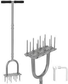 Lawn Aerator with 12 3.5" Lengthened Iron Spikes