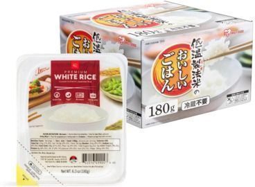 IRIS Japanese Instant White Sushi Sticky Rice, 10pk