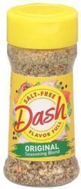 Dash Salt-Free Seasoning Blend, Original, 2.5oz, 8pk