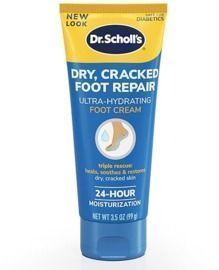 Dr Scholl's Dry, Cracked Foot Repair Ultra-Hydrating Foot Cream Moisturizer, 3.5oz