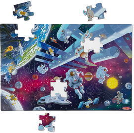 Melissa & Doug Outer Space Glow-in-the-Dark Cardboard Jigsaw Floor Puzzle
