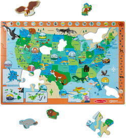 Melissa & Doug National Parks U.S.A. Map Floor Puzzle